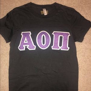 AOII stitched letters